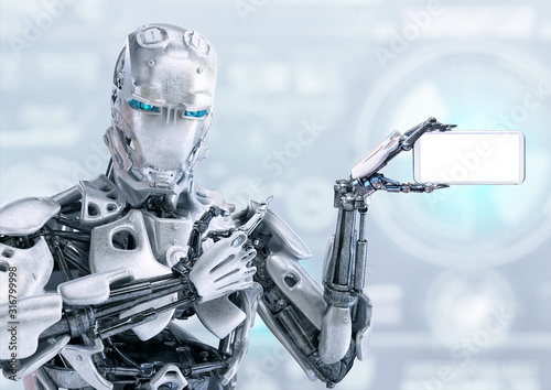 male humanoid robot