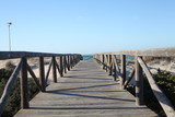 Fototapeta Pomosty - Boardwalk to the Beach