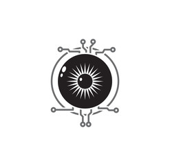 Fototapete - Technology related icon on background for graphic and web design. Simple illustration. Internet concept symbol for website button or mobile app.