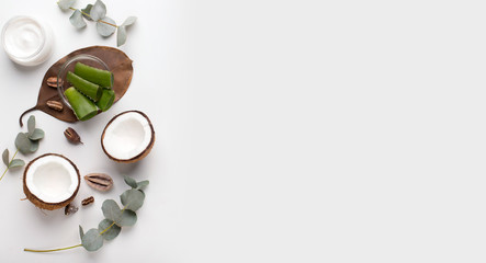 Wall Mural - moisturizing cream of natural and eco friendly products