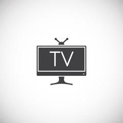 Fototapete - Technology related icon on background for graphic and web design. Simple illustration. Internet concept symbol for website button or mobile app.
