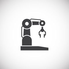 Fototapete - Technology related icon on background for graphic and web design. Simple illustration. Internet concept symbol for website button or mobile app.