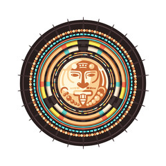 Sticker - Maya Civilization Emblem 