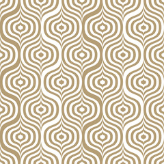 Poster - abstract wavy lines seamless pattern. geometric pattern for clothes and wallpapers.