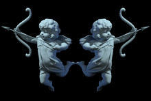 Cupid Angel For Valentines Day 3D Render