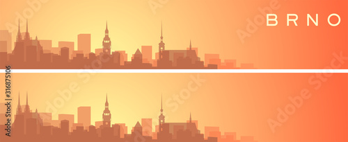 Brno Beautiful Skyline Scenery Banner