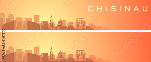 Chisinau Beautiful Skyline Scenery Banner