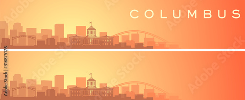 Columbus Beautiful Skyline Scenery Banner
