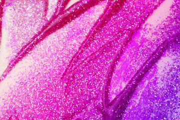 Poster - glitter with gel background 