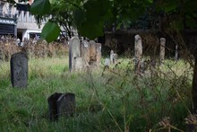 Small Abandoned Cemetery In Oxford, The United Kingdom
