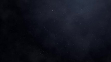 Wall Mural - forward into the space fog 4k loop features subtle movement forward into smoke or fog and particles 