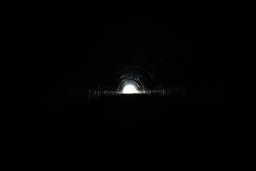 Wall Mural - Light at the end of the tunnel