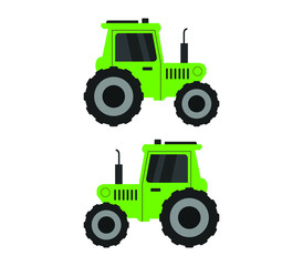 Canvas Print - tractor icon