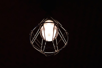 decorative light with dark background