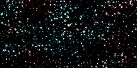 Wall Mural - abstract background with stars