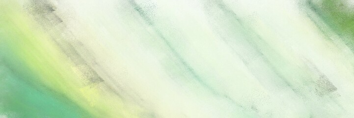Poster - abstract painting banner colorful with beige, dark sea green and gray gray colors