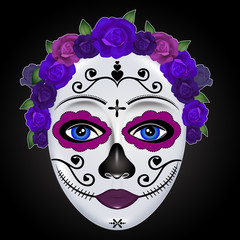 Canvas Print - Day of the dead, Mexican holiday