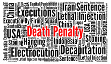 Death Penalty Word Cloud Concept