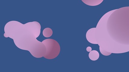 Poster - Abstract liquid shape colored lush lava and aqua menthe on whit backgrounds. Fluid design. Isolated gradient waves . New Abstraction grade From Composition. 3d rendering