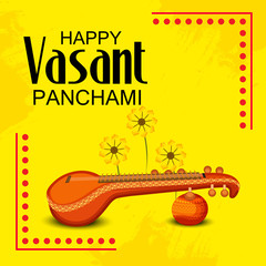 Sticker - Happy Vasant Panchami