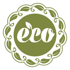 Sticker - Eco. Round logo