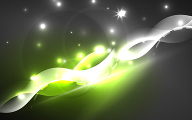 Fototapete - Neon abstract background. Background decoration. Trendy graphic design.