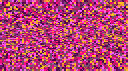 Poster - Colorful geometrical mosaic pattern desktop background - abstract vector graphic design