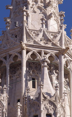 Canvas Print - Matthias church details in Budapest, Hungary