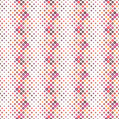 Poster - Seamless circle pattern background - abstract geometrical colorful vector graphic design