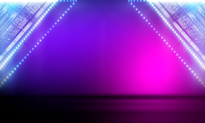 Wall Mural - ultraviolet abstract light. light element, light line. violet and pink gradient. modern background, 