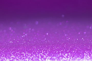 Wall Mural - abstract purple bokeh defocus glitter blur background.