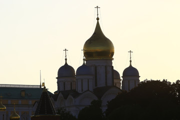 Moscow church of the dome / Orthodoxy architecture, cathedral domes in moscow, russia orthodoxy Christianity, concept of faith