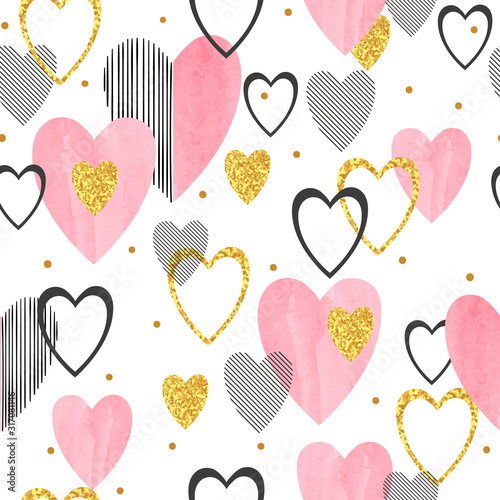 Seamless Valentines Day pat...