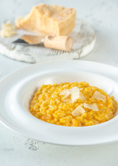 Poster - Portion of pumpkin risotto