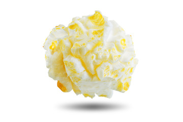 Sticker - Salt popcorn on a white isolated background