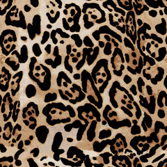 Wall Mural - leopard print abstract seamless pattern design