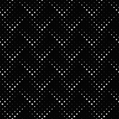 Poster - Black and white geometrical circle pattern background - monochrome abstract vector illustration