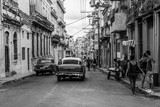 Fototapeta  - Centro Havana in monochrome