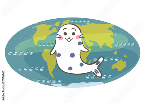 かわいいあざらし イラスト Buy This Stock Vector And Explore Similar Vectors At Adobe Stock Adobe Stock