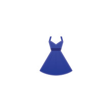 Dress Vector Icon. Isolated Summer Dress Emoji, Emoticon Illustration - Vector