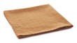 Light brown checkered cotton napkin