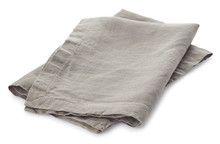 Folded Light Grey Cotton Napkin Isoin