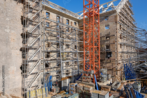 Fotografía Renovation site of historical building Cukrarna