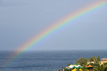 Rainbow over the Sea