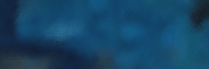 Poster - retro horizontal background design with dark slate gray, very dark blue and teal blue color