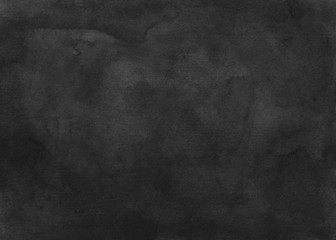 watercolor vintage black background texture. aquarelle abstract old black backdrop.
