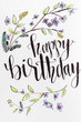 Geburtstagskarte - happy birthday