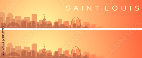Saint Louis Beautiful Skyline Scenery Banner