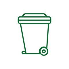 Wall Mural - Isolated trash icon vector design