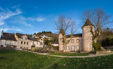 Canvas Print - Allassac (Corrèze, France) - Manoir des tours, siège du Pays d'art et d'histoire